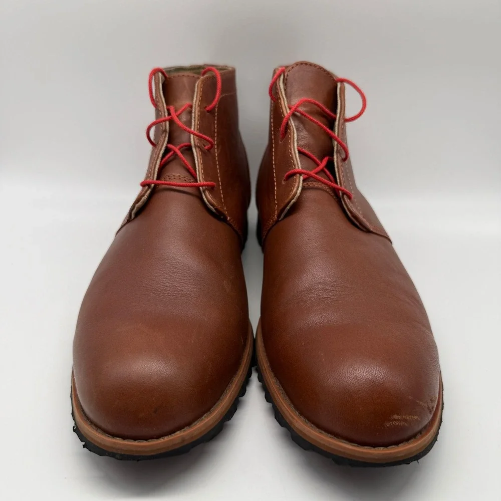 5.11 Tactical Mission Ready Chukka Boots Rust Brown Leather Vibram Mens Size 13